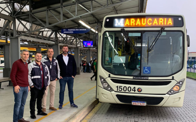 Moradores de Fazenda Rio Grande e Araucária ganham linha de ônibus entre as duas cidades a partir de segunda (11)